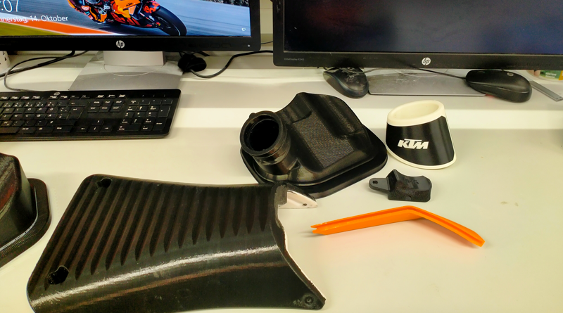 KTM scende in pista con la stampa 3D italiana di 3ntr