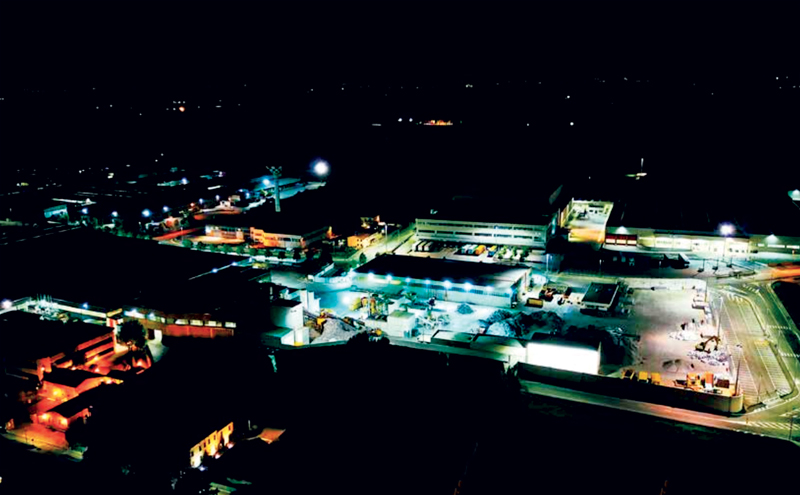 Lo stabilimento Novellini di Romanore (Mantova)