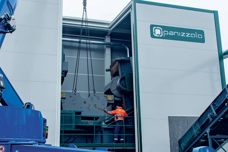 The patented interchangeable cradle of the mill allows an easy and fast maintenance of the heart of the plant