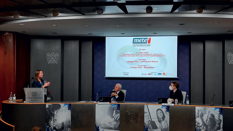 L’alluminio verde al centro di Metef 2022