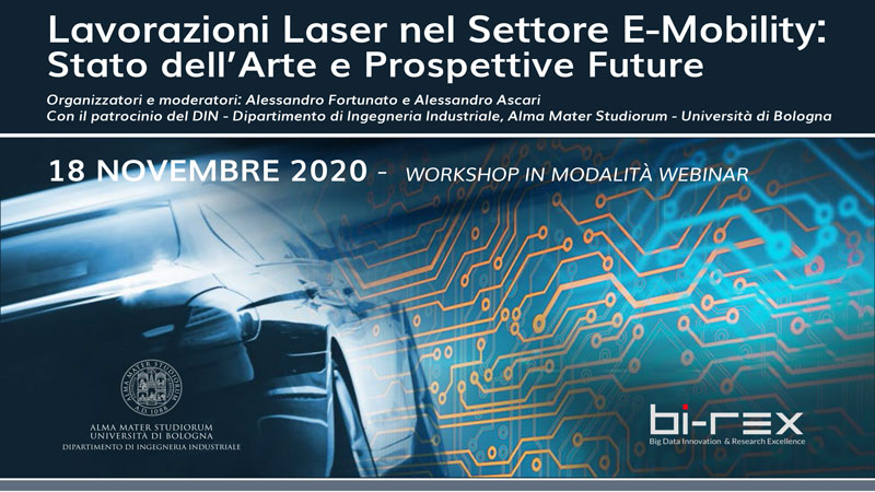 Lavorazioni Laser nel settore E-Mobility