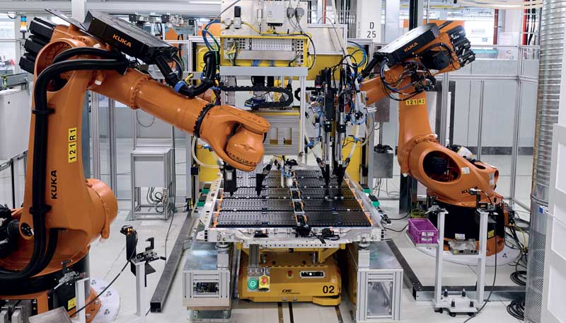 Saldatura laser sicura nella produzione di batterie