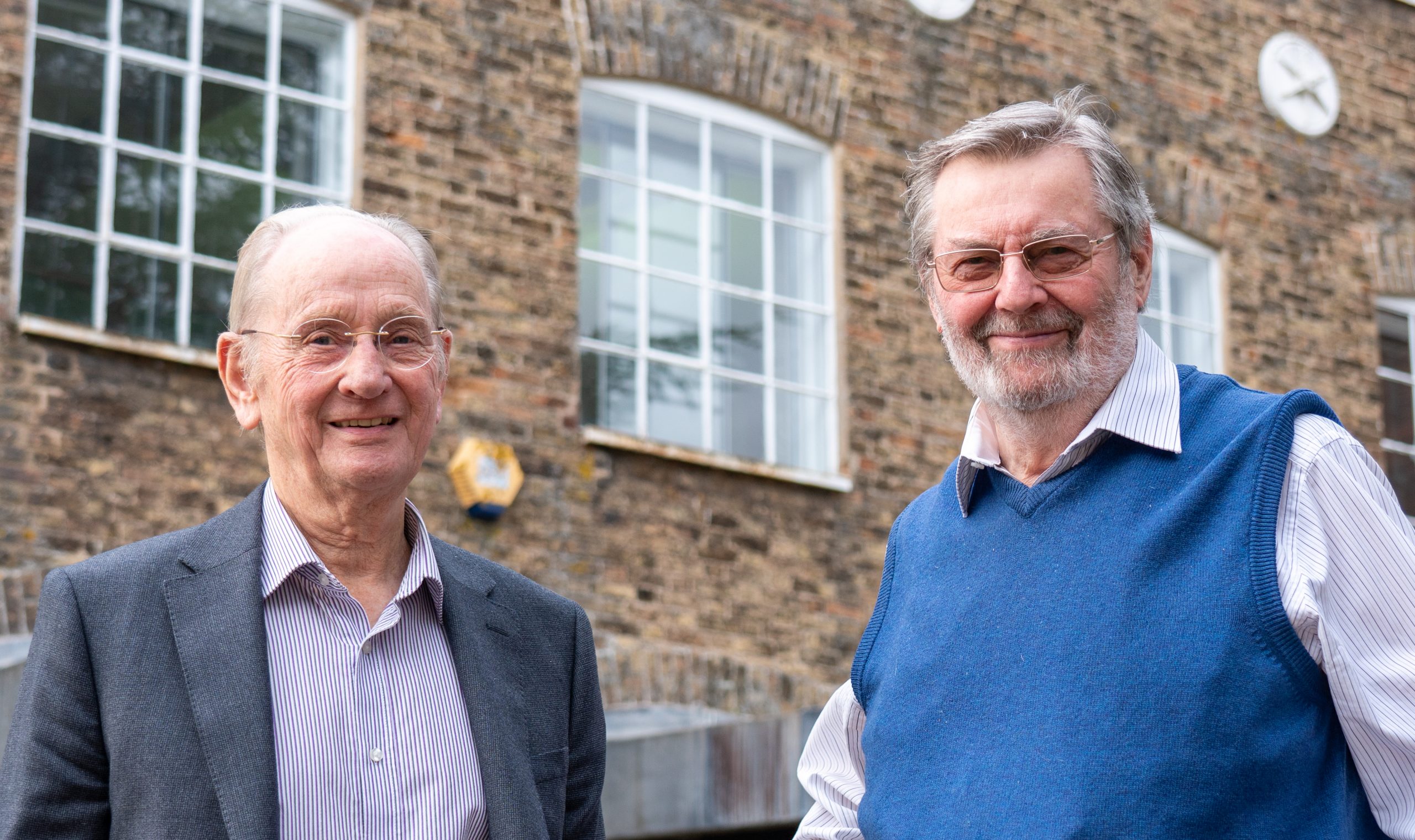 i fondatori di Renishaw Sir David McMurtry e John Deer