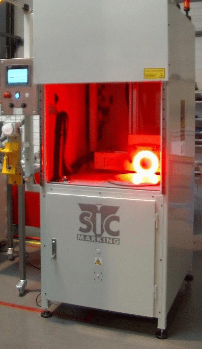 Marcatura Datamatrix su pezzi di fusioni di varie dimensioni