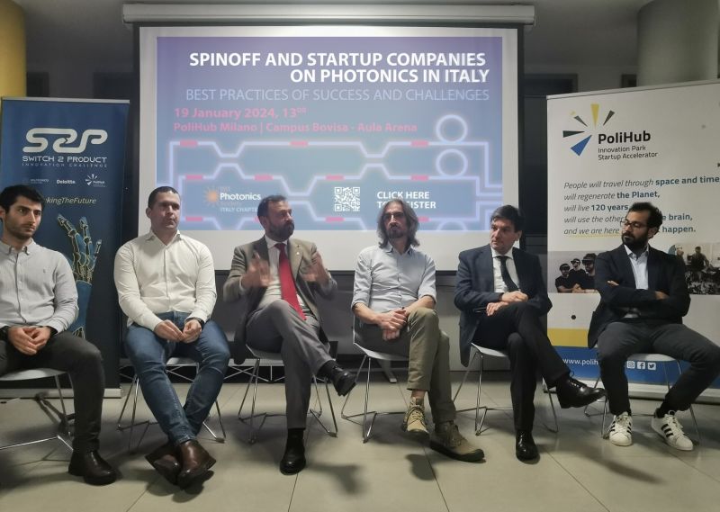 IEEE PHOTONICS SOCIETY ha organizzato presso il Polihub di Milano una giornata dedicata alle spinoff e startup della fotonica in Italia.