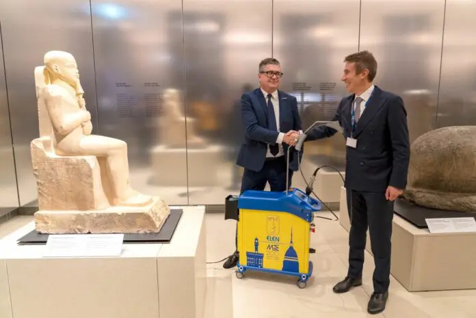 El.En. dona un laser per il restauro al Museo Egizio di Torino