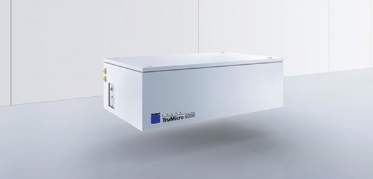 Il laser a impulsi ultrabrevi TruMicro 6030 di TRUMPF è progettato per garantire il massimo utilizzo e affidabilità.
