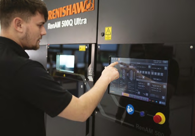 Le macchine Renishaw sono caratterizzate da un’interfaccia semplice ed intuitiva.