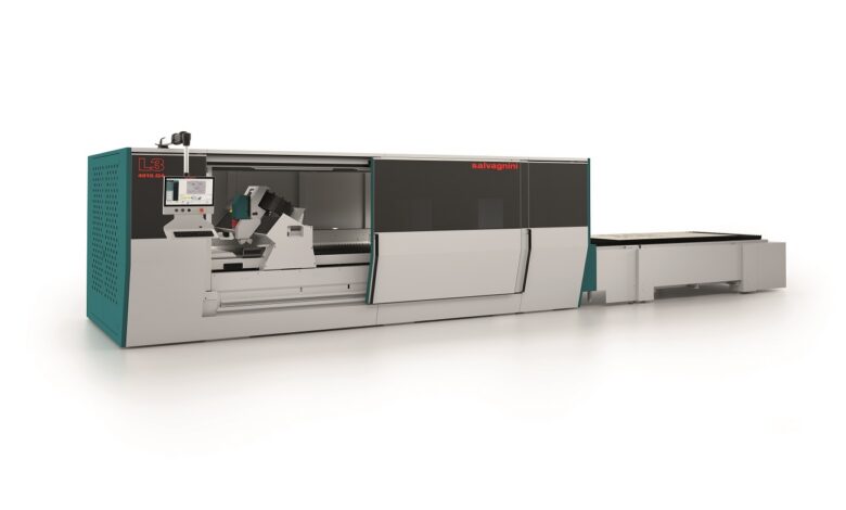 Il sistema di taglio laser Salvagnini L3.G4 è caratterizzato da un’originale soluzione a gantry ad alta accessibilità.