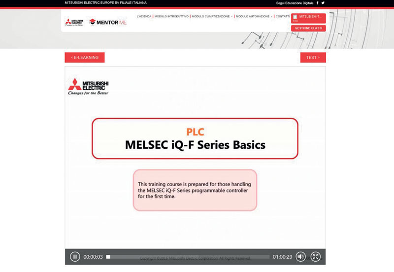 It includes several video lessons followed by a test that each student will have to take to complete the teaching module.