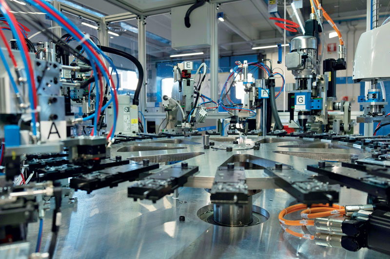 A Scara Robot of the turrets’ assembly plant.