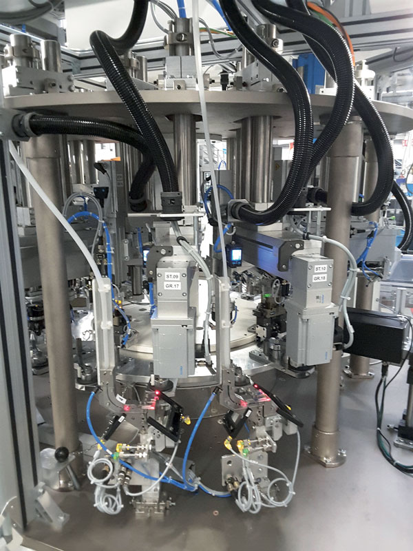 Festo has supplied compressed air treatment and pneumatic handling devices, together with electrical components.