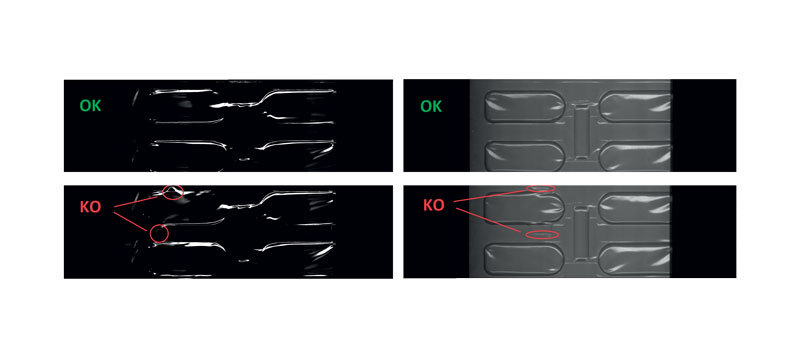 The software is able to check the conformity of the piece and its correct assembly.