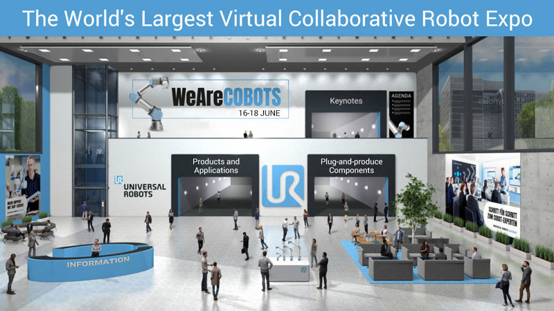La fiera virtuale WeAreCOBOTS si terrà dal 16 al 18 giugno