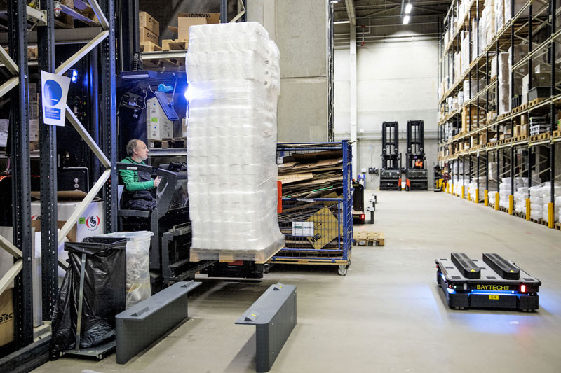 I robot mobili MiR1000 di Mobile Industrial Robots sono stati scelti per il magazzino di ICM a Odense.