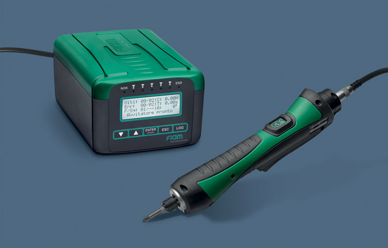 The eTensil range has a torque/angle control system which makes use of current absorption.