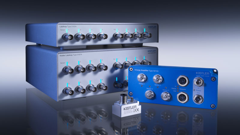 Kistler presenta la nuova serie 5074B di amplificatori di carica digitale.