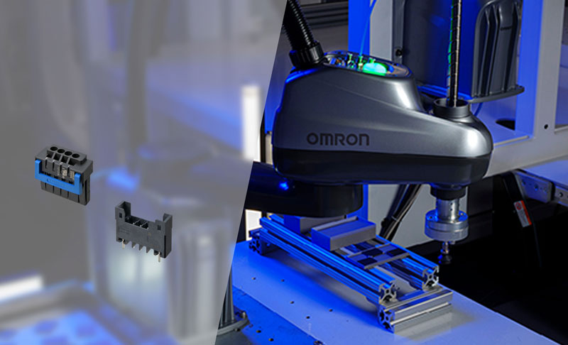 Nuovi connettori per PCB con morsettiera push-in OMRON presentano un profilo su scheda molto ribassato, riducendo lo spazio richiesto dai componenti.