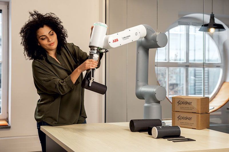 GoFa fornisce agli utenti il vantaggio di un cobot sottile, compatto e portatile.