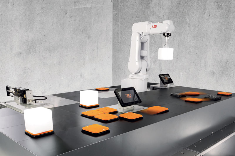 ACOPOS 6D è ideale per la produzione di piccoli lotti con frequenti cambi di design e dimensioni da un prodotto all’altro.