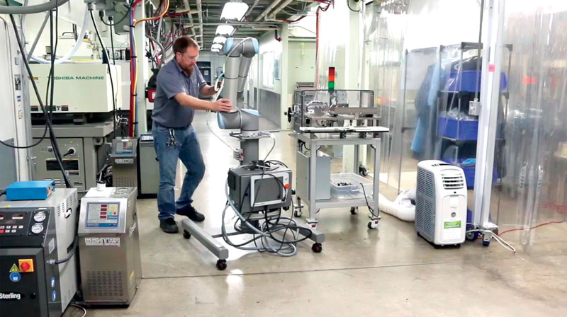 I robot collaborativi possono automatizzare quasi ogni processo produttivo, nei limiti della portata e del reach. ©Universal Robots
