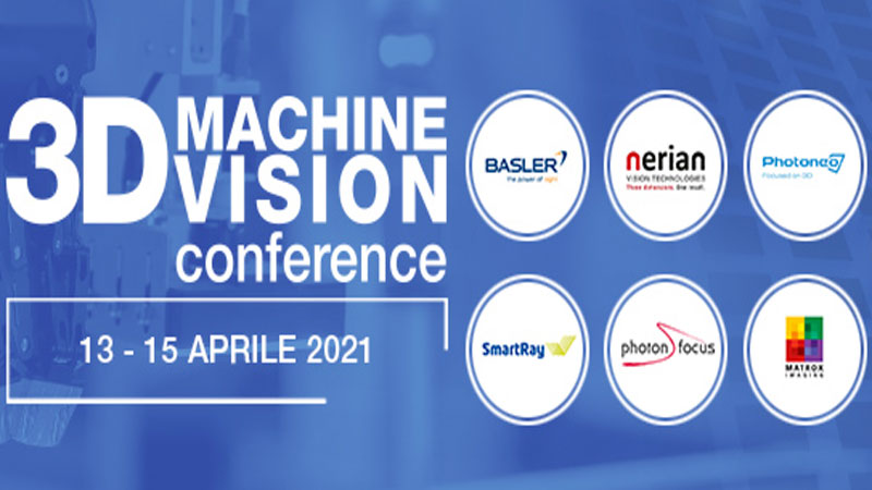 Il 13 e il 15 aprile si terrà la 3D Machine Vision Conference organizzata da Advanced Technologies.