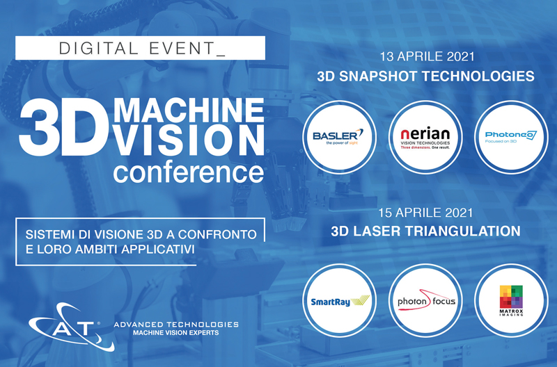 La prima edizione della 3D Machine Vision Conference ha avuto luogo il 13 e il 15 aprile. 3d tof Postazioni auto-adattive con la tecnologia 3D ToF 1 12
