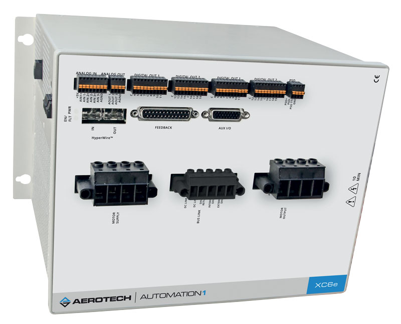a procedura guidata di configurazione della macchina di Automation1 Studio è compatibile con l’hardware degli azionamenti XC2e, XC6e, XL5e, SI4 e XL4s.   1 2