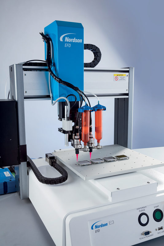 Robotic fluid dispensing maintains consistent fluid deposition with extreme accuracy and repeatability.   2 7