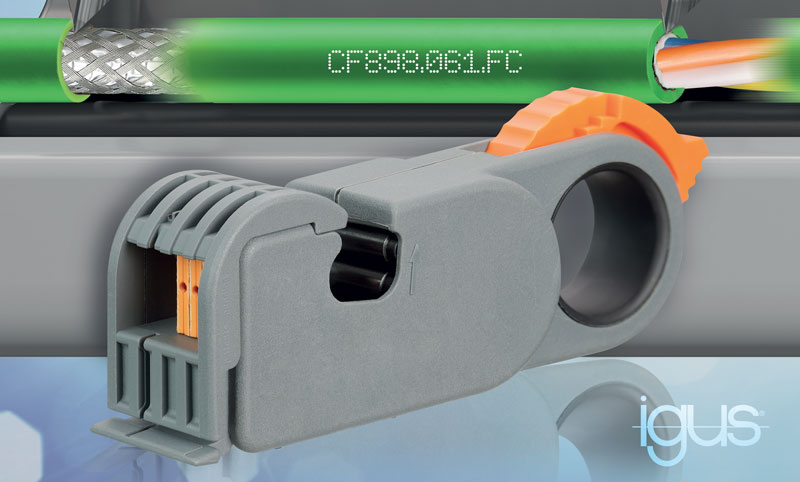 La tecnologia FastConnect per cavi chainflex Profinet garantisce un rapido assemblaggio dei connettori.