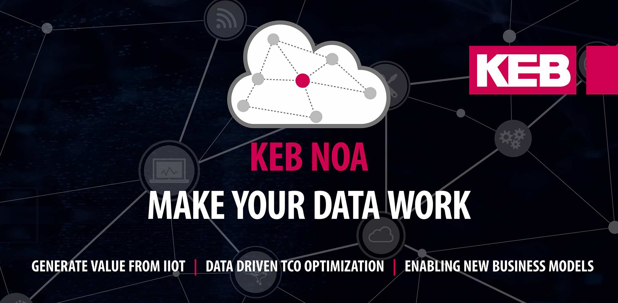 KEB Automation presenta il suo ecosistema digitale scalabile per IIoT KEB NOA.