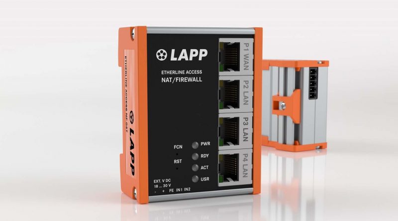 LAPP presenta i suoi nuovi switch con doppia funzionalità Routing (Layer3) e Switching (Layer2). switch Switch con doppia funzionalità LAPP ETHERLINE ACCESS NF04T 800x445