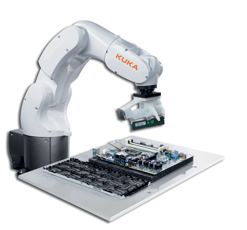 KR3 AGILUS is a perfect robot for small parts.   01 KUKA 1