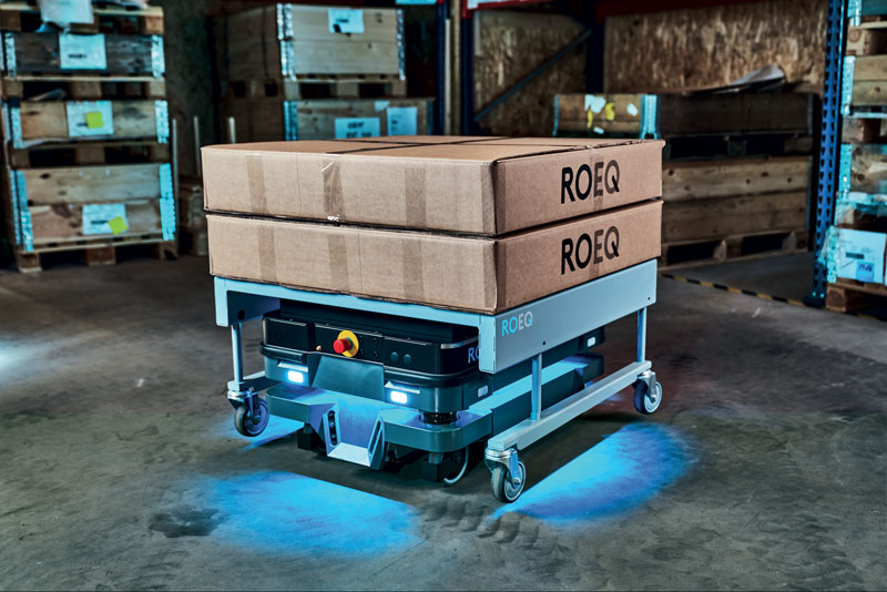 Le missioni costruite da ROEQ assicurano che l’ingombro corrisponda a quello di un S-Cart300L o di un mezzo pallet E