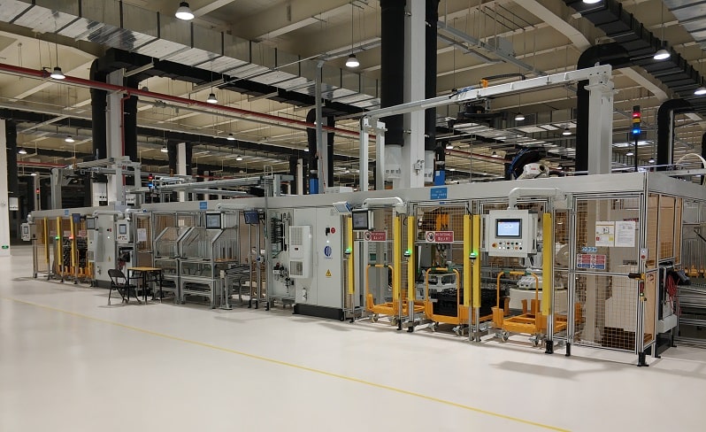 Comau ha realizzato per Geely Automobile Holdings una linea di assemblaggio automatizzata per la produzione ad alto volume di motori elettrici.