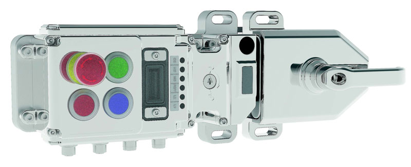 La nuova chiusura di sicurezza interbloccata e interconnessa UGB-NET di IDEM Safety Switches. La nuova chiusura di sicurezza interbloccata e interconnessa UGB-NET di IDEM Safety Switches.