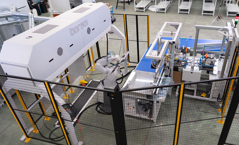Borsoi vuole fornire soluzioni automatiche “from Bale to Box”. automazione La fame di automazione del settore tessile APERTURA