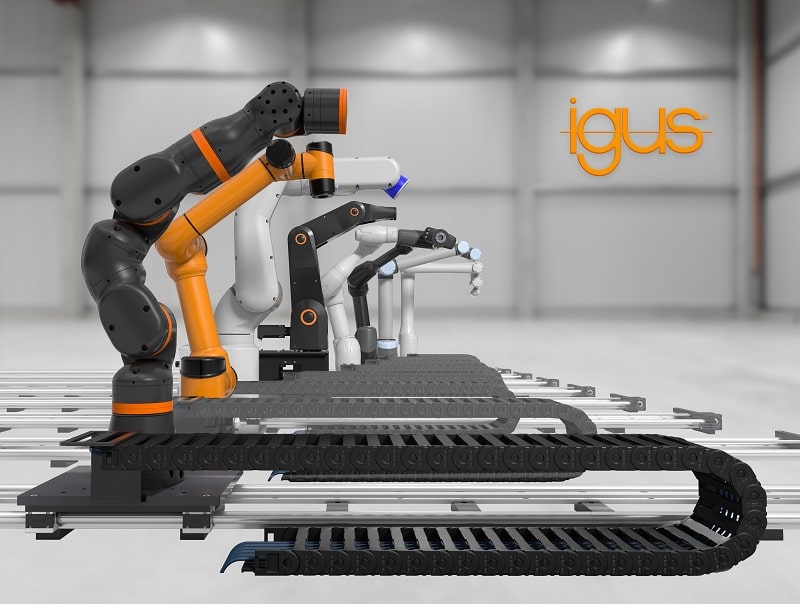 igus incrementa lo spazio di lavoro del 400%.