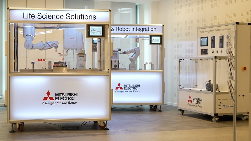 showroom robotica nuova sede Mitsubishi Electric Italia inaugura la nuova sede 2 ME nuova sede