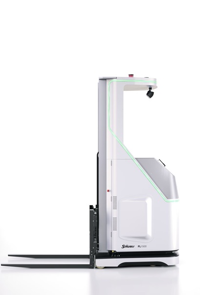 Il nuovo AGV FL1500 di Stäubli ha un carico utile fino a 1,5 tonnellate.