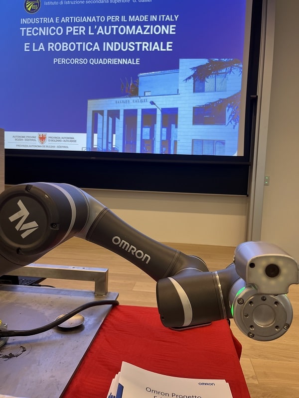L’azienda supporterà l’Istituto Galileo Galilei con la fornitura di materiali OMRON per la didattica