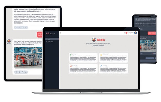 Robin di Miraitek è progettato per essere il cuore digitale della fabbrica, capace di rispondere a domande, analizzare dati complessi provenienti dai diversi sistemi informativi aziendali e proporre soluzioni operative in tempo reale.