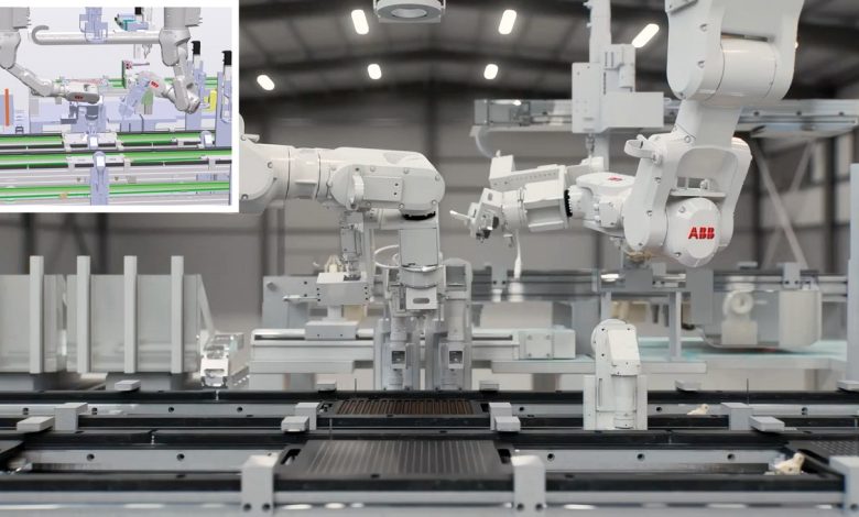Integrando le librerie NVIDIA Omniverse in RobotStudio, ABB Robotics offrirà alte capacità di simulazione robotica e generazione di dati sintetici.