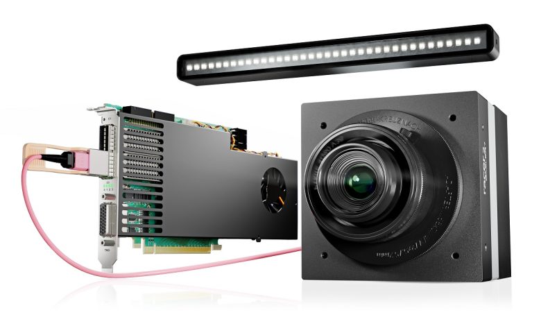 Sistema completo TDI CoaXPress-over-Fiber di Basler. basler Basler presenta un sistema di visione TDI CoaXPress-over-Fiber completo BAS 2604 PR CoF TDI Vision System rgb online 780x470