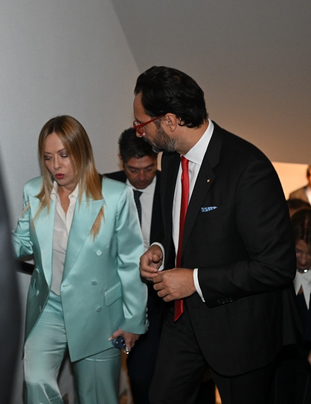 Giorgia Meloni, Presidente del Consiglio dei Ministri, e Alvise Biffi, Presidente di Assolombarda
