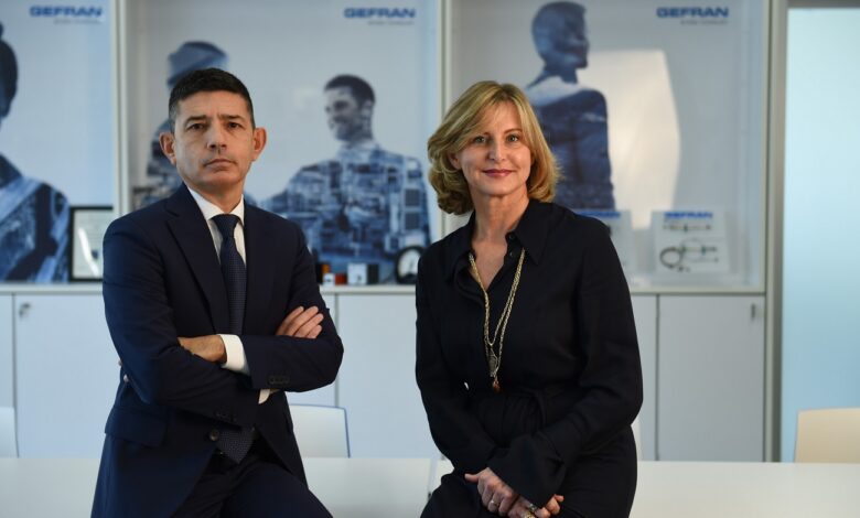 Marcello Perini, CEO del gruppo Gefran, e Maria Chiara Franceschetti, Presidente del Gruppo Gefran.