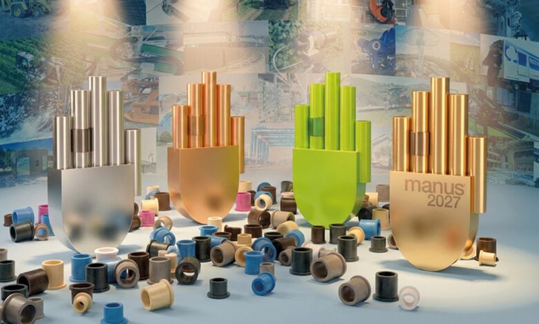 AAA Cercasi progetti innovativi: al via il manus award 2027 che premia applicazioni originali realizzate utilizzando cuscinetti a strisciamento igus in polimero esenti da lubrificazione. (Fonte: igus SE & Co. KG)