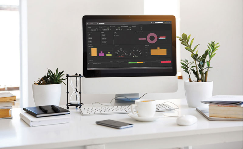Con I4Dashboard si può verificare l’andamento produttivo in qualsiasi momento.
