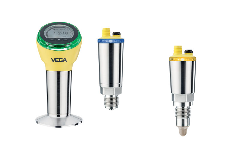 I nuovi sensori di pressione compatti VEGABAR e gli interruttori di livello capacitivi VEGAPOINT. pressione Pressione: nel food l’emulsione è monitorata APERTURA ok 1
