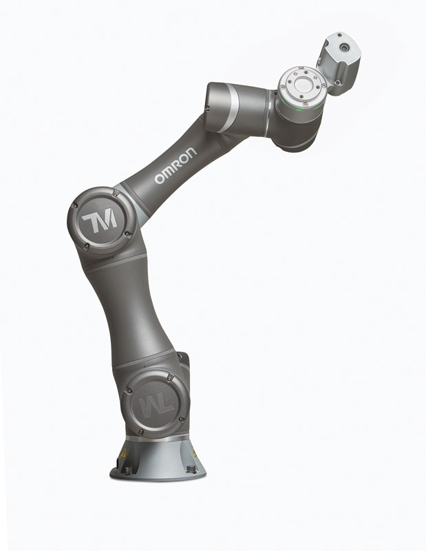 Il cobot Omron modello TM5 - 700. Il cobot Omron modello TM5 - 700.